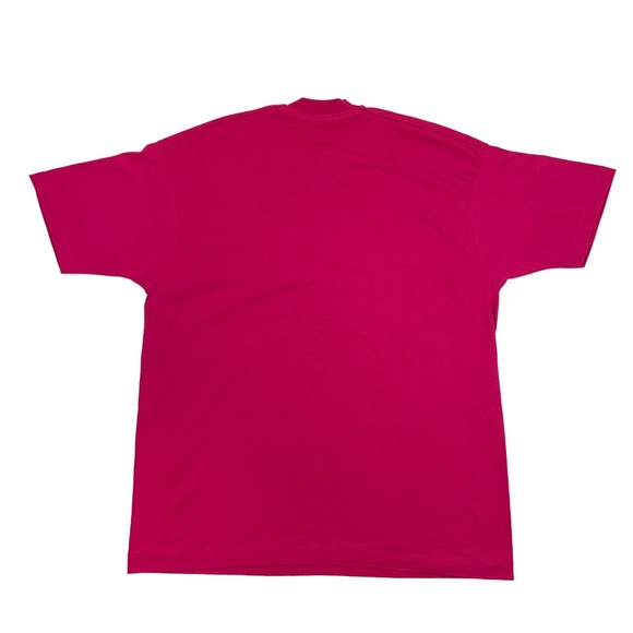 BVD Plain Blank Pocket Shirt Fuschia Single Stitch - Picture 2 of 6
